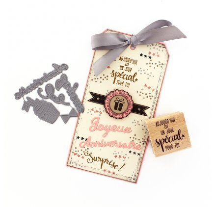 Dies/Matrici di taglio ‘Florilèges Design – Sweety Cuts gli Combos Capsule ottobre Buon Compleanno - 2