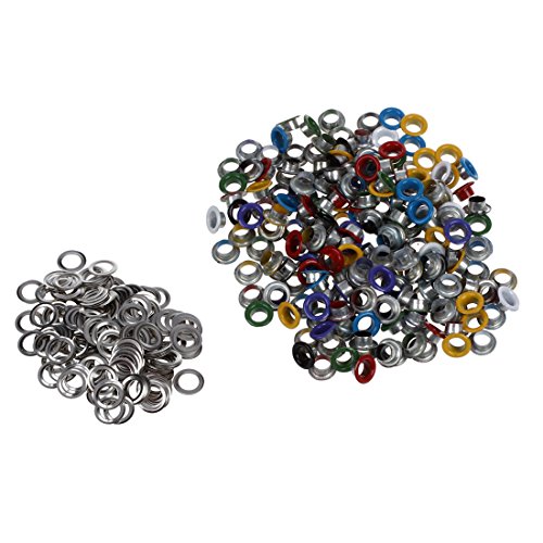 Sonline 200 INSERTI OCCHIELLI COLORI ASSORTITI X SCARPE CINTURE 9mm - 3