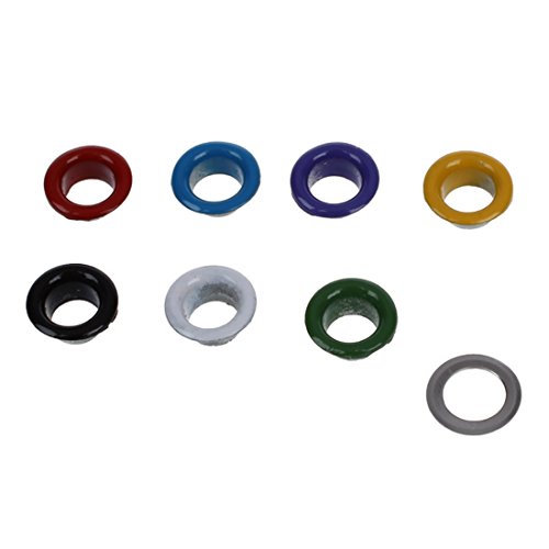 Sonline 200 INSERTI OCCHIELLI COLORI ASSORTITI X SCARPE CINTURE 9mm - 4