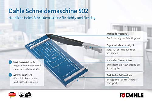 Dahle R000502 Taglierina Hobby a Leva, A4 - 2