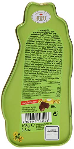 Heidel Confiserie Latta a Forma di Conoglio di Pasqua con Cioccolatini al Latte Ripieni con Crema – 1 x 108 Gram - 4