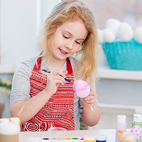 Pllieay – Confezione da 20 uova di polistirolo per uova di Pasqua, 5 misure, colore: bianco - 5