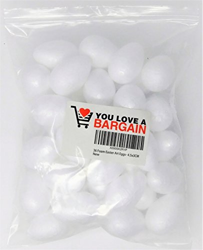 36 Uova di Easter Foam – 4.5×3 cm - 2