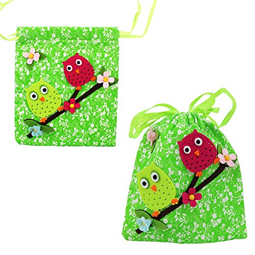 COM-FOUR® Set da 6 Pezzi e Set da Regalo per Pasqua, cesti Colorati, Erba Pasquale e Sacchetti Regalo (06 Pezzi – Cestino con Sacchetto) - 3