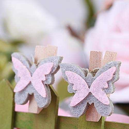 Victor’s Workshop Uovo di Pasqua Pezzi 18 Pasqua Decorazoni in plastica da 5/6 cm per la Decorazione Primaverile – Pink/Grigio - 6