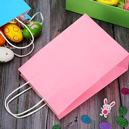 15 Pezzi Sacchetti Regalo Pasquale Sacchetti di Caramelle di Carta con Maniglia per Imballaggio dei Regali per Feste Natalizie - 5