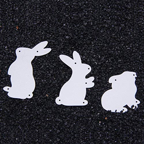 fustelle in metallo per cucire Tre conigli per bricolage scrapbooking decorazionerepujar conmateadores - 6