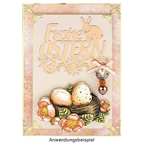 Fustelle a forma di Pasqua, 7,6 x 7,5 cm, 8,2 x 7,3 cm, 2 pezzi - 3