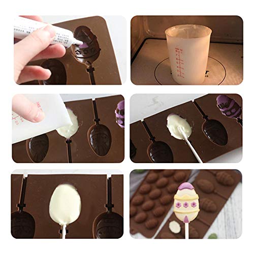 Stampo per Stampo Uovo di Pasqua – 6 Cavità, Decorazione, Torte e Cioccolato A Forma di Uovo - 6