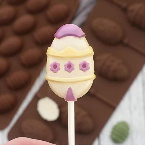 Stampo per Stampo Uovo di Pasqua – 6 Cavità, Decorazione, Torte e Cioccolato A Forma di Uovo - 8