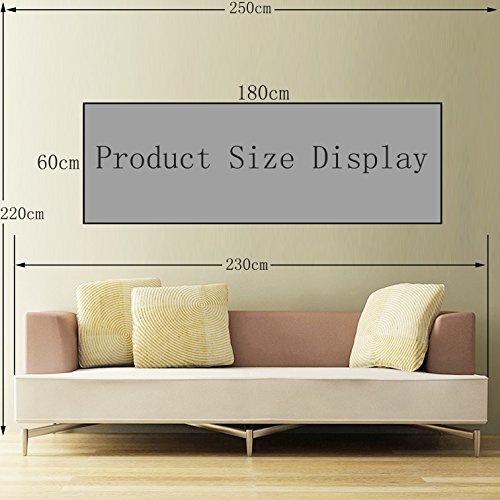 60x180cm – Stampe Su Tela Arte Muraria – Stampe Su Tela Per Parete Moderna Astratta Turchese Su Tela Per Soggiorno - 6