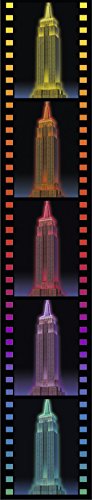Ravensburger Puzzle 3D Empire State Building-Edizione Speciale Notte, 216 Pezzi, Colore Nero, 12566 1 - 10