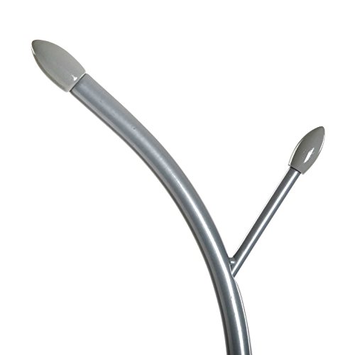 VERSA 18790382 Appendiabiti, Argento, 30x30x185 cm - 2