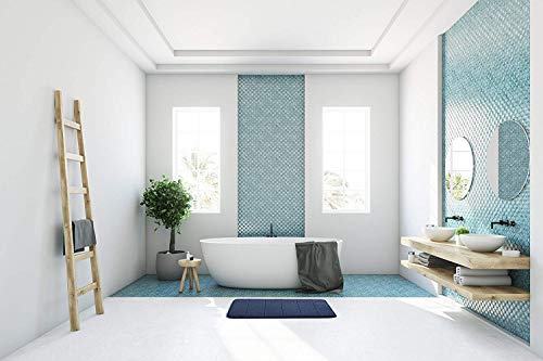 Domowin Tappetino da Bagno, Tappeto da Bagno in Memory Foam Antiscivolo, Tappetino per Il Bagno Tappeti da Bagno (Beige, 60 x 40 cm) - 5