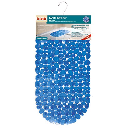 Tatkraft Mare 14220, Tappeto in Vinile Anti-Scivolo per Vasca da Bagno e Box Doccia, blu (Blue), 35X68cm - 4