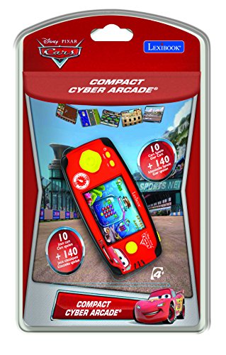Disney Lexibook JL2365DC – Console Portatile Cars, Compact Cyber Arcade, 140 Giochi Classici, 10 Giochi di Cars, Schermo a Colori LCD da 2.5″, 16 Bit, a batterie, Rosso/Nero - 3