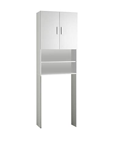 13Casa 913-001 Mobile per lavatrice, 64x26x190 h cm, Colore Bianco - 3
