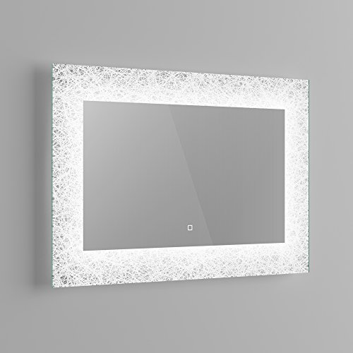 soak Specchio di Design per Bagno con Illuminazione a LED, Sensore Luce e Antiappannamento, 900 x 600 mm - 4