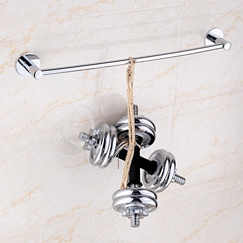 Wangel Portasciugamani Da Parete 40cm, Colla Brevettata + Autoadesivo, Acciaio Inossidabile, Finitura Lucida - 3