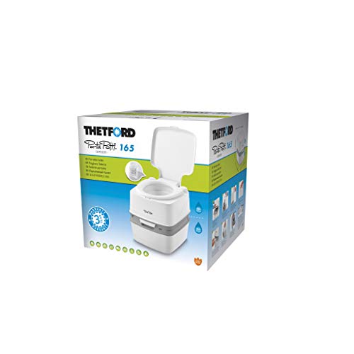 Thetford 0402222N Porta Potti Qube 165 Bianco Pompa a Soffietto, Standard - 2