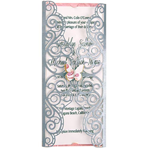 Sizzix 661879 Fustella Thinlits 6 Pezzi Abbellimento per Invito di David Tutera, Metal,, 26.1x17x0.5 cm - 3