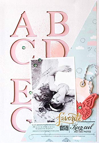 Sizzix 655128 Bigz Alfabeto, Set di 7 Fustelle Serif Essentials - 5