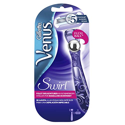 Gillette Venus Swirl Rasoio da Donna con Tecnologia Flexiball - 7