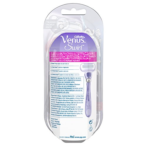Gillette Venus Swirl Rasoio da Donna con Tecnologia Flexiball - 9