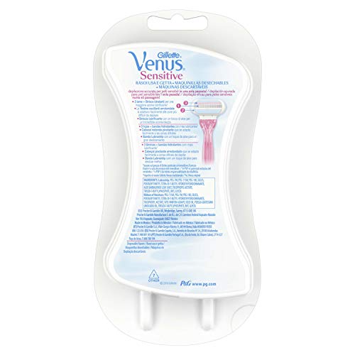 Gillette Venus Seinsitive Rasoi Donna Usa & Getta – 3+1 Rasoi - 3