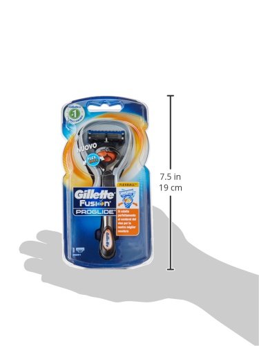 Gillette Fusion Proglide Flexball Rasoio da Uomo – 1 Manico + 1 Lametta - 9