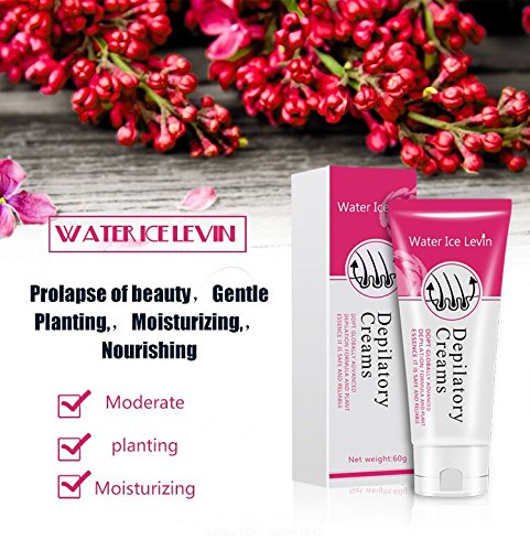 Crema Depilazione Gel Depilatorio | BINKBANGBANGDA Professionale Naturale Indolore Depilatoria Lenitiva Rinfrescante Rapido Ed Efficace Cura Della Pelle Maschio E Femmina Portable Per Bikini Necessità ( 60ML ) - 5