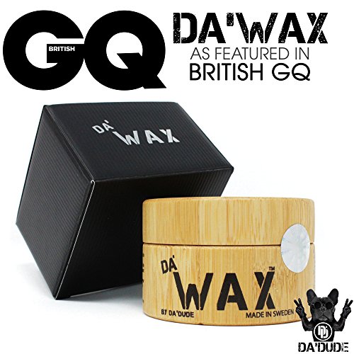 Da’Dude, Cera Per Capelli Da ‘Wax Extra Forte, Finitura Opaca, Lunga Durata, Scatola Di Legno Di Alta Qualità In Confezione Regalo Di Cartone – Misura Grande 100ml - 2