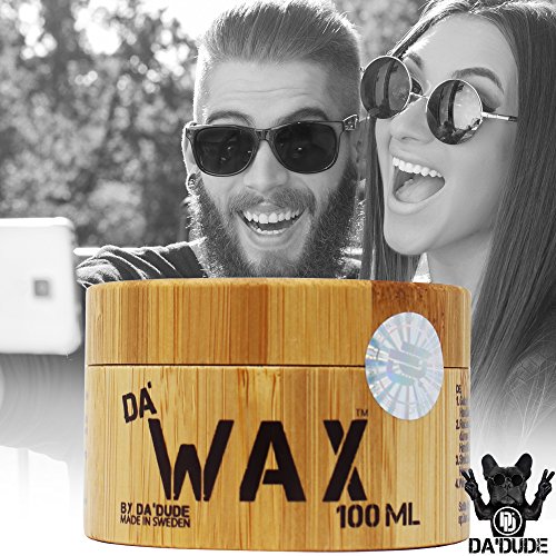 Da’Dude, Cera Per Capelli Da ‘Wax Extra Forte, Finitura Opaca, Lunga Durata, Scatola Di Legno Di Alta Qualità In Confezione Regalo Di Cartone – Misura Grande 100ml - 4