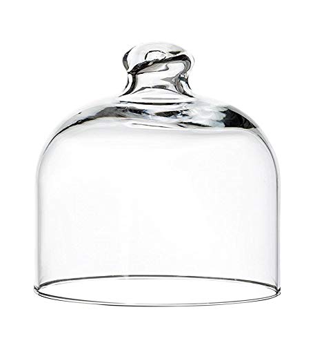 SWEET HOME Scatola Porta Confetti con Campana e piattino in Vetro cl 55 cod.23.95961 cm 13,5h diam.11,2 by Varotto & Co. - 4