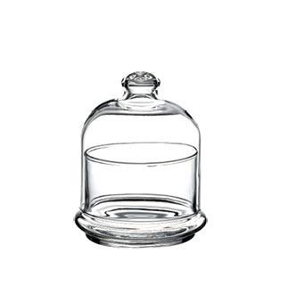 SWEET HOME Scatola Porta Confetti con Cupola e piattino in Vetro cl 22 cod.23.98973 cm 10h diam.9 by Varotto & Co. - 3