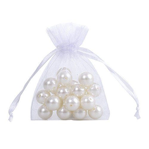 Awtlife 50 pz rustico vintage chiave apribottiglie con carta tag e velato borsa per bomboniere matrimonio - 5