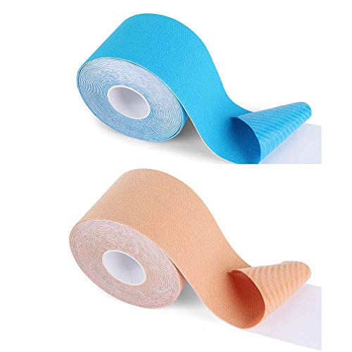 FITOP 4 Rotoli Di Nastro Kinesiologico in Cotone 5cm x 5m – Vari Colori - 4