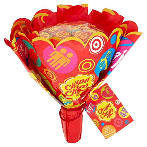 Chupa Chups Lollipop Flower Bouquet, confezione da 19 Pezzi - 4
