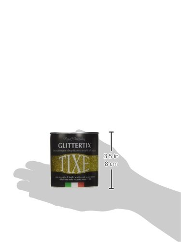 TIXE Glittertix Glitter per Pittura, Vernice, Argento, 250 ml - 2