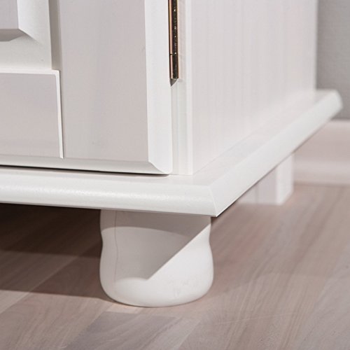 Link's 20900802 Lovi - Credenza a 2 ante, Legno, Bianco - 5