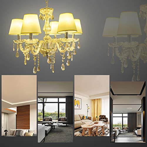 Vingo® Chandeliers cristallo Lampada 6 lampadari in cristallo a braccio 6 Applicabile al soggiorno, sala conferenze, lobby [Classe di efficienza energetica A++] - 3