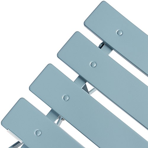 Vanage Collezione Primavera/Estate 2018 Set Balcone, Acciaio, Azzurro, 49 x 41 x 79 cm 3 unità - 2