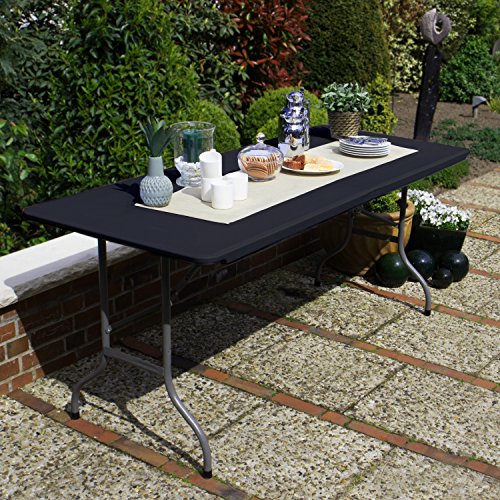 Vanage VG-8793 Collezione Primavera/Estate 2018 Tavolo Buffet, Nero, 180 x 74 x 74 cm - 6