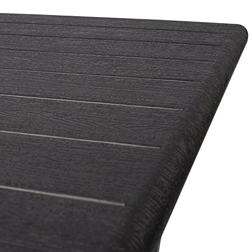 Vanage Collezione Primavera/Estate 2018 Tavolino, Rattan, Nero, 61.5 x 61.5 x 72 cm - 3