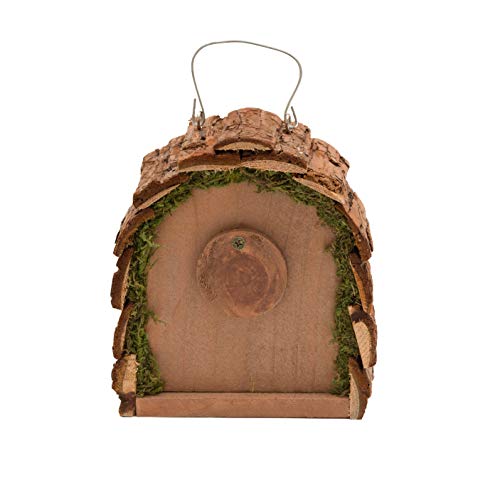 Gardigo Mangiatoia per Uccelli | Stazione per Alimentazione in Legno naturale | Ideale per decorazione giardino - 3