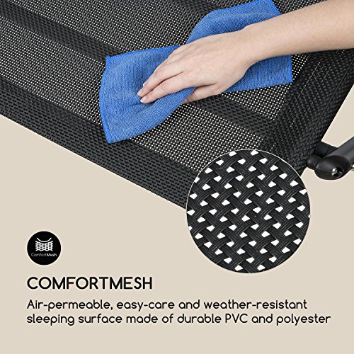 Blumfeldt The Big Easy • Divano da Giardino a Dondolo • Lettino • Ergonomico • Resistente alle intemperie • Tetto Impermeabile • Protezione Raggi UV • Alluminio • Uso Interno o Esterno • Max. 350 kg - 4