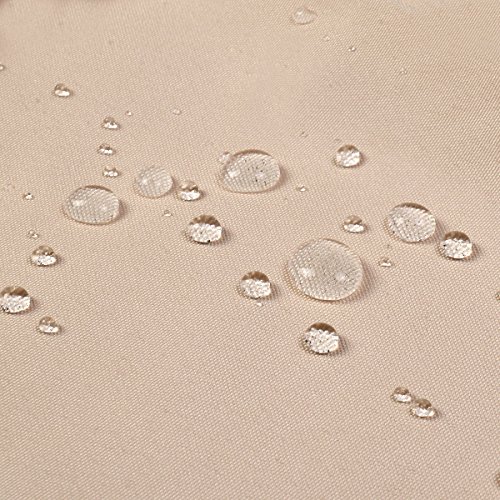 dDanke Dondolo resistente ai raggi UV antipioggia tettuccio sostitutivo per dondolo da giardino, in 3 posti 195 * 125 cm - 3