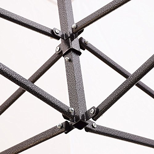 SNODEC Gazebo RAPIDO RICHIUDIBILE 3X3 M Pieghevole A Fisarmonica Mercato TENDONE con Laterali - 2
