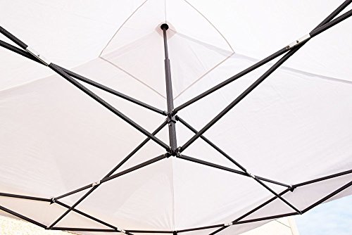 SNODEC Gazebo RAPIDO RICHIUDIBILE 3X3 M Pieghevole A Fisarmonica Mercato TENDONE con Laterali - 3