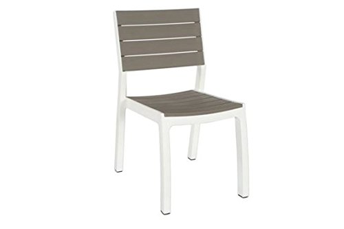Set tavolo e 6 poltrone HARMONY in resina KETER con stampo finto legno - 2